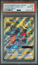Garchomp & Giratina GX 228/236 Sun & Moon: Unified Minds PSA 10 100701430