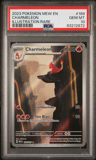 Charmeleon 169/165 Scarlet & Violet: 151 PSA 10 83212872