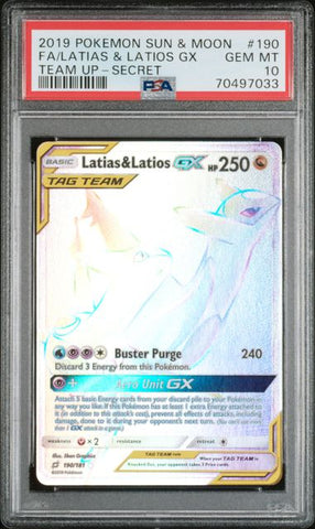 Latias & Latios GX 190/181 Team Up PSA 10 70497033