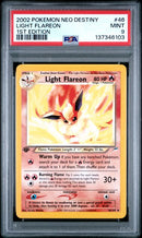 Light Flareon 46/105 Neo Destiny 1st Edition PSA 9 137346103