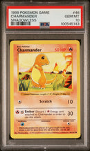 Charmander 46/102 Shadowless Base Set PSA 10 100545143