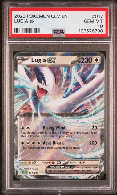 Lugia ex 017/034 Trading Card Game Classic PSA 10 103576798