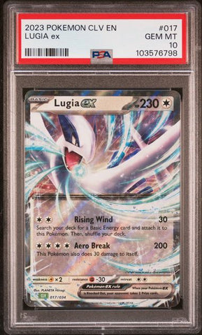Lugia ex 017/034 Trading Card Game Classic PSA 10 103576798