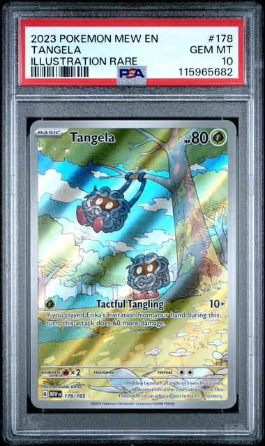 Tangela 178/165 151 Illustration Rare PSA 10 115965682