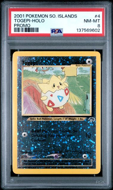 Togepi 4/18 Southern Islands PSA 8 137569602