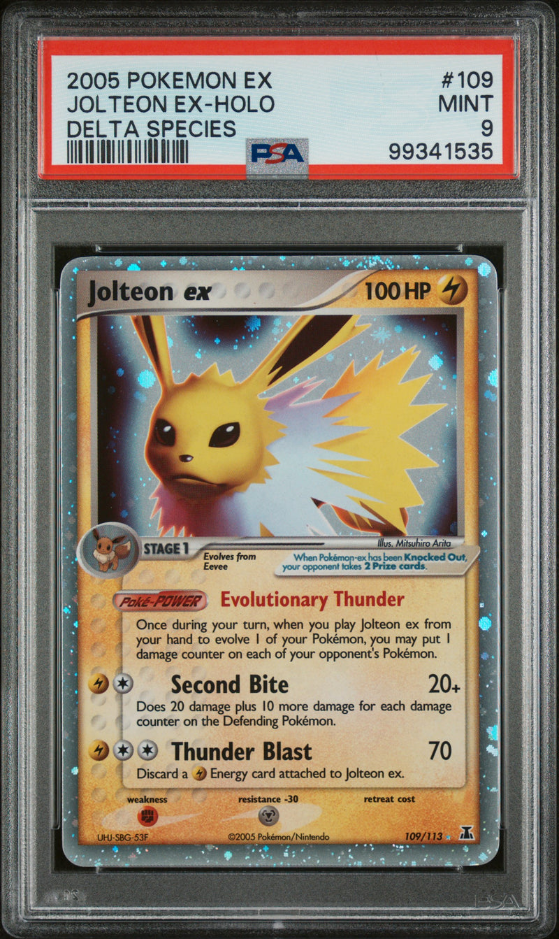 Jolteon ex 109/113 EX Delta Species PSA 9 99341535