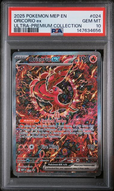 Oricorio ex (024) Black Star Promo PSA 10 147634656