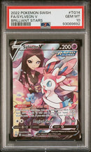Sylveon V TG14/TG30 Brilliant Stars PSA 10 93089692