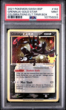 Greninja - Gold Star SWSH144 Celebrations Black Star Promo PSA 9 107756093