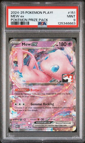 Mew ex 151/165 Prize Pack PSA 9 125346663