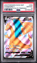 Charizard V SWSH050 Black Star Promo PSA 10 107756102
