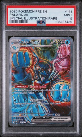 Palafin ex 151/131 Prismatic Evolutions PSA 9 136127439