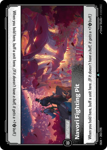 Navori Fighting Pit 283/298 RFTB1