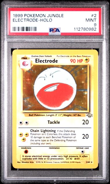Electrode - Holo 2/64 Jungle PSA 9 112780982