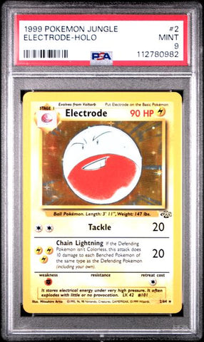 Electrode - Holo 2/64 Jungle PSA 9 112780982