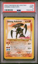 Shining Kabutops 108/105 Neo Destiny PSA 9 75832728
