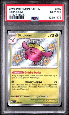 Skiploom 097/091 Scarlet & Violet: Paldean Fates PSA 10 112891475