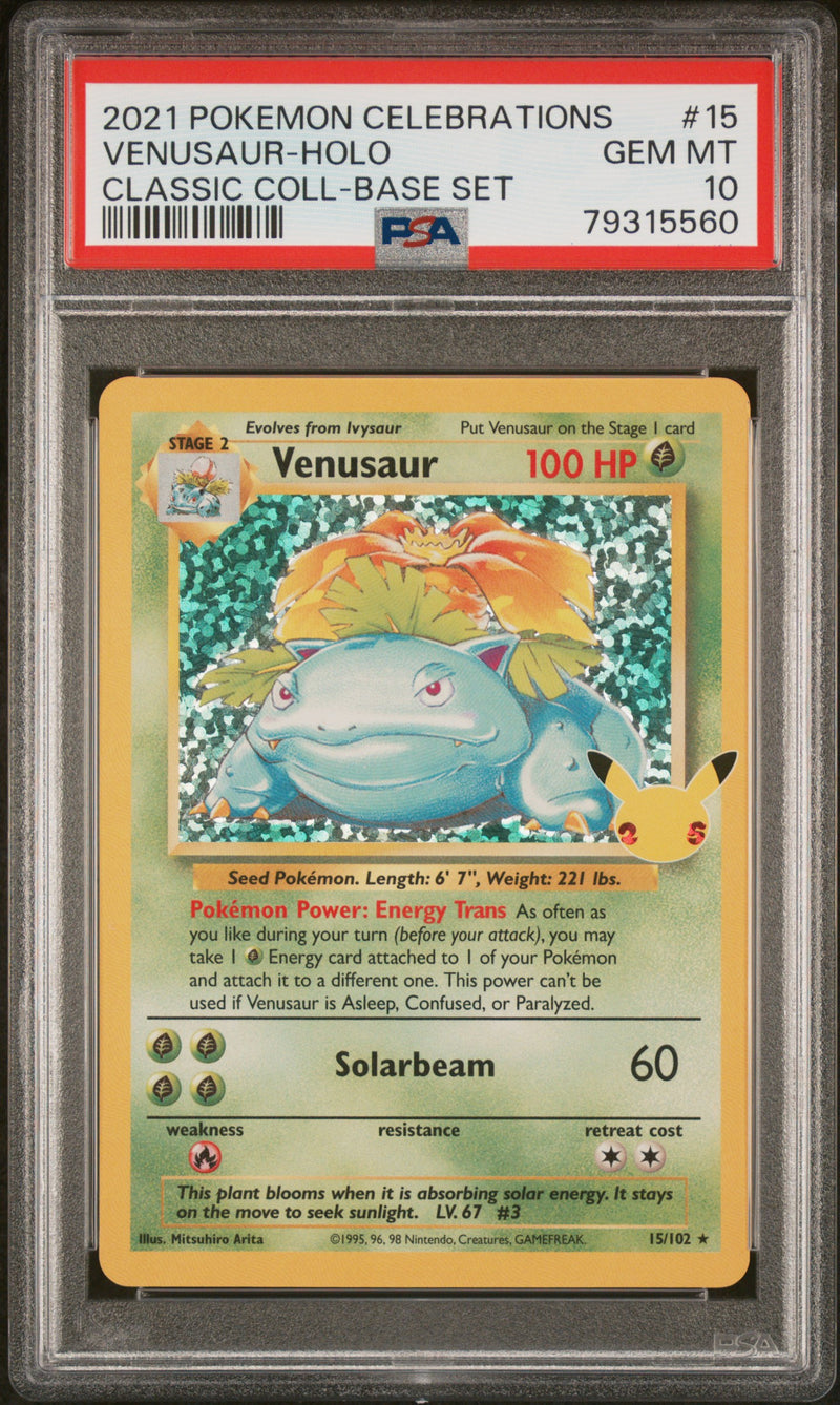 Venusaur Celebrations Classic Collection PSA 10 79315560