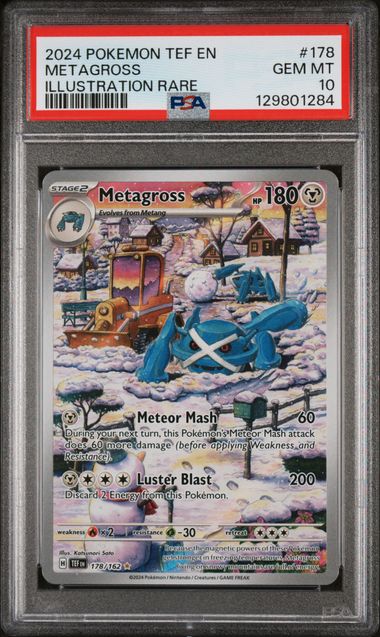Metagross 178/162 Temporal Forces PSA 10 129801284