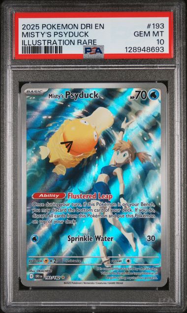 Misty's Psyduck 193/182 Destined Rivals PSA 10 128948693