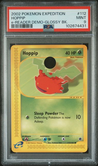 Hoppip e-Reader Demo - Glossy Back 112/165 Expedition PSA 9 102674431
