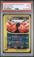 Houndoom - Rev. Holo 15/147 Aquapolis PSA 9 69799984