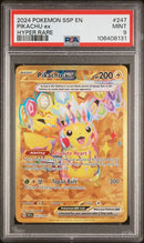 Pikachu ex 247/191 Surging Sparks PSA 9 106408131