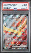 Team Rocket's Moltres ex 208/182 Destined Rivals PSA 10 125206222