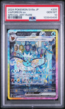 Vaporeon ex 205/187 JPN Terastal Fest (Prismatic Evolutions) PSA 10 103949495