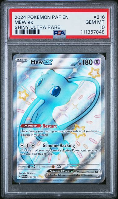 Mew ex 216/091 S&V: 151 PSA 10 111357848
