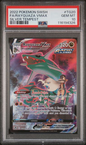 Rayquaza VMAX TG20/TG30 Silver Tempest PSA 10 116194326