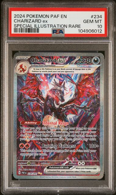 Charizard ex 234/091 Paldean Fates PSA 10 104906012