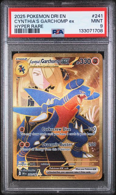 Cynthia's Garchomp ex 241/182 Destined Rivals PSA 9 133071708