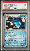 Feraligatr ex 103/115 Unseen Forces PSA 7 73616618