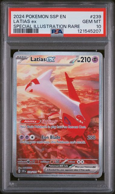 Latias ex 239/191 Surging Sparks PSA 10 121545207