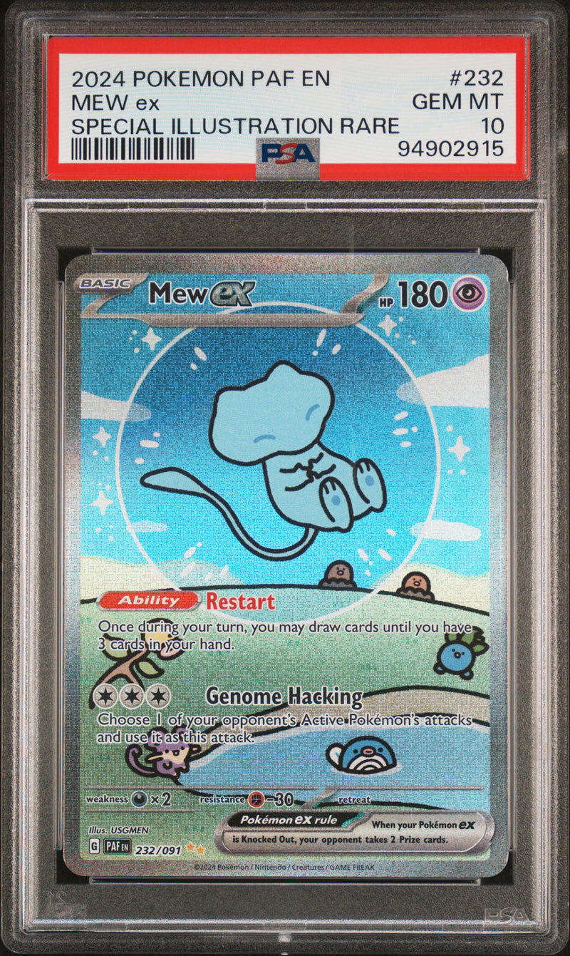 Mew ex 232/091 Paldean Fates PSA 10 94902915