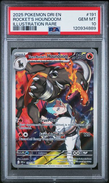 Team Rocket's Houndoom 191/182 Destined Rivals PSA 10 120934889