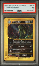 Tyranitar H28/H32 Aquapolis PSA 7 98494503