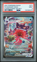 Gengar VMAX 271/264 SWSH Fusion Strike Secret PSA 9 130368379