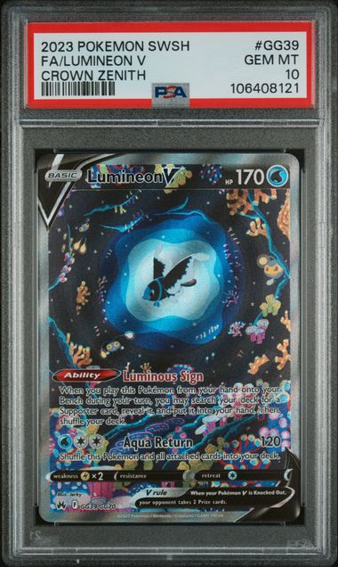 Lumineon V GG39/GG70 Crown Zenith PSA 10 106408121