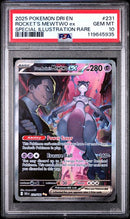 Team Rocket's Mewtwo ex 231 Destined Rivals Special Illustration Rare PSA 10 119645935