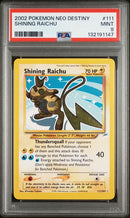Shining Raichu - Holo 111/105 Neo Destiny PSA 9 132191147