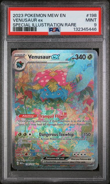 Venusaur ex 198/165 S&V: 151 PSA 9 132345446