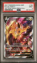 Jolteon V SWSH183 Black Star VMAX Collection Promo PSA 9 95116116