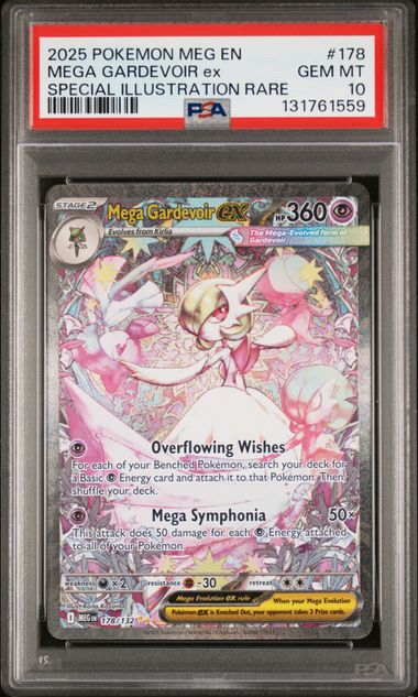 Mega Gardevoir ex 178 Mega Evolution Special Illustration Rare PSA 10 131761559