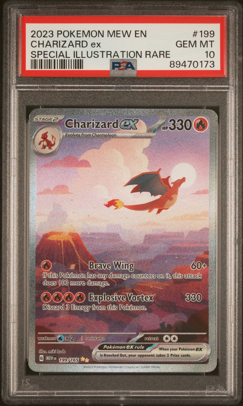 Charizard ex 199/165 151 PSA 10 89470173