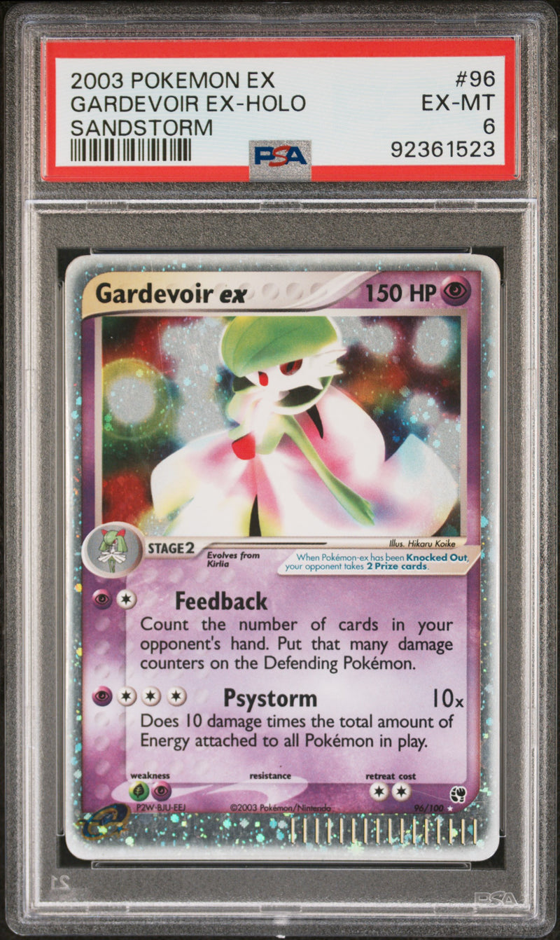 Gardevoir ex 96/100 Sandstorm PSA 6 92361523