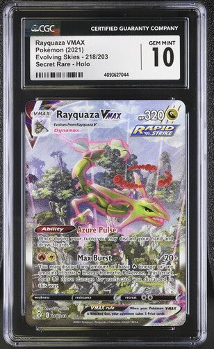 Rayquaza VMAX 218/203 Evolving Skies CGC 10 4093627044