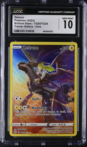 Zekrom TG05/TG30 Brilliant Stars CGC 10 6034001031