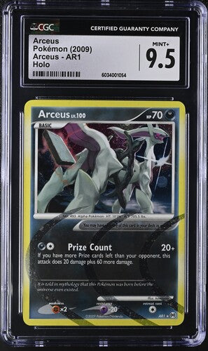 Arceus AR1 Platinum: Arceus CGC 9.5 6034001054